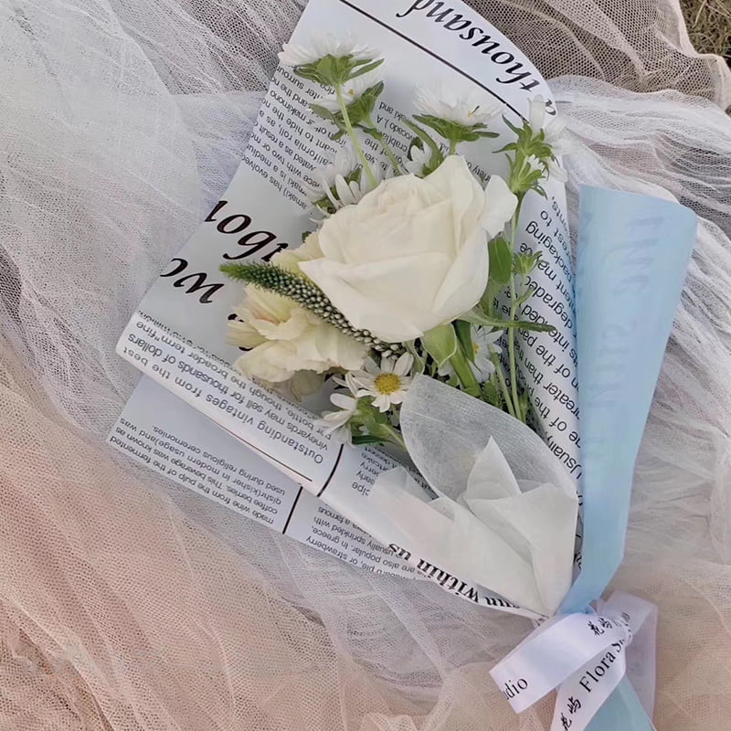 MYHC-23 Pellicola per imballaggio di fiori in pelle di vacchetta su un lato, su entrambi i lati e bicolore