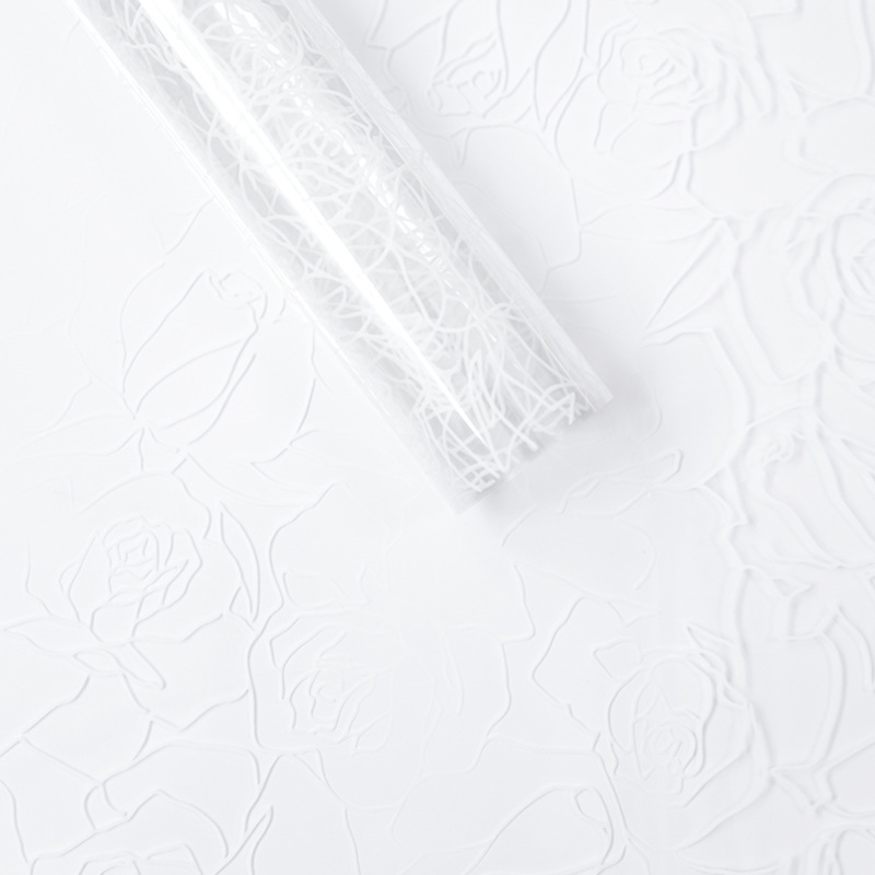 MYHC-29 Linee di rose monocromatiche Pellicola trasparente per imballaggio di fiori OPP