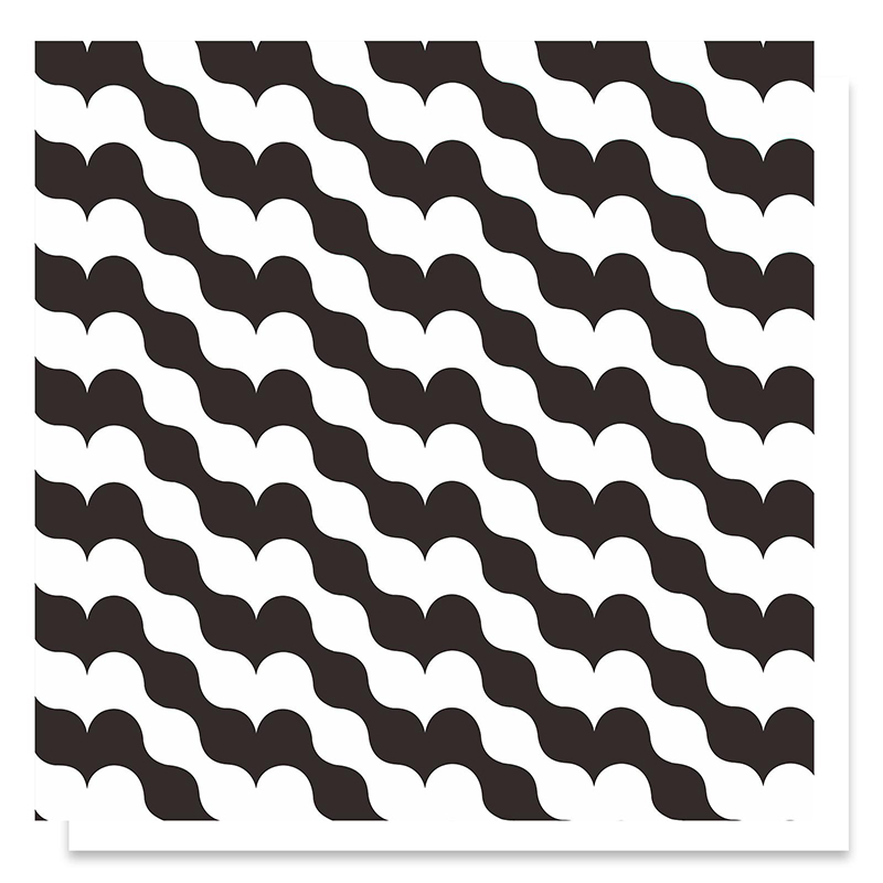 MYHC-35 BOPP Carta da regalo impermeabile con motivo ondulato
