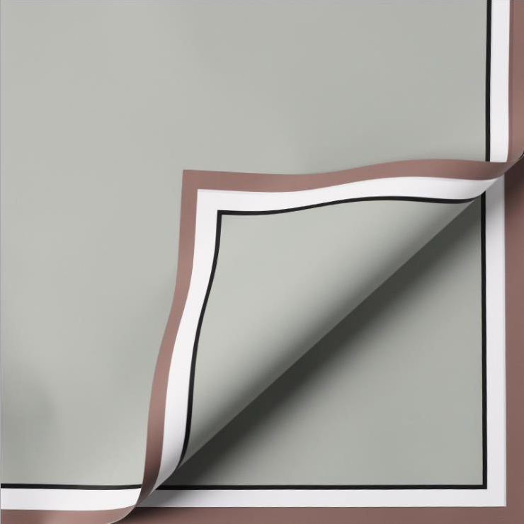 Cornice portafoto con memoria MYHC-39 Carta da regalo impermeabile con fiori da 57×57 cm (±2 cm).