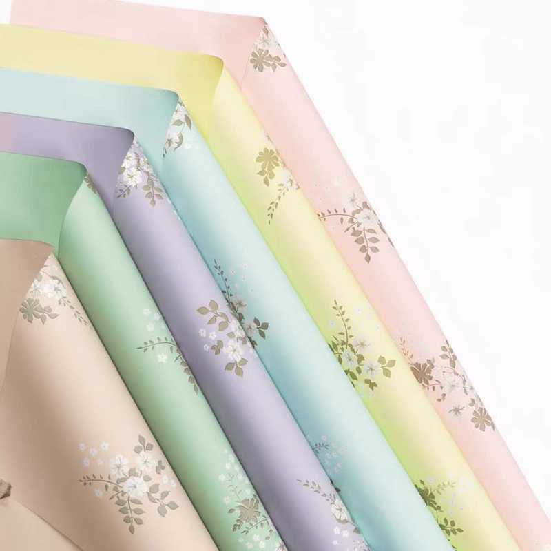 MYHC-55 Pellicola semplice per imballaggio di fiori opachi di colore chiaro