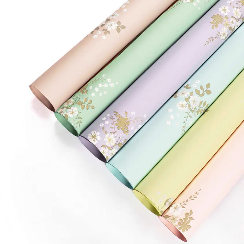 MYHC-55 Pellicola semplice per imballaggio di fiori opachi di colore chiaro
