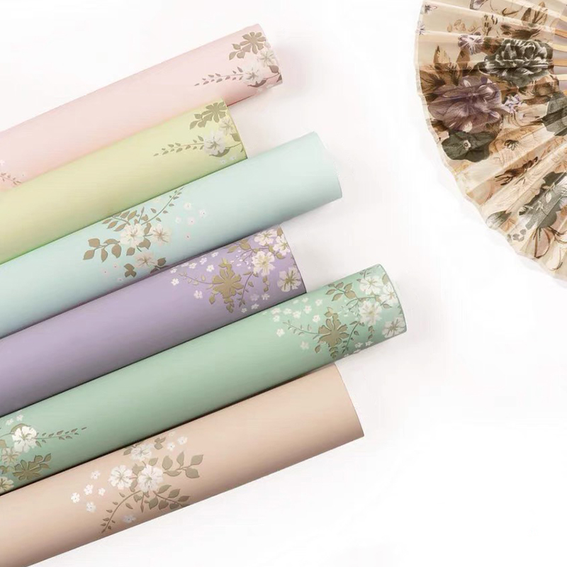 MYHC-55 Pellicola semplice per imballaggio di fiori opachi di colore chiaro