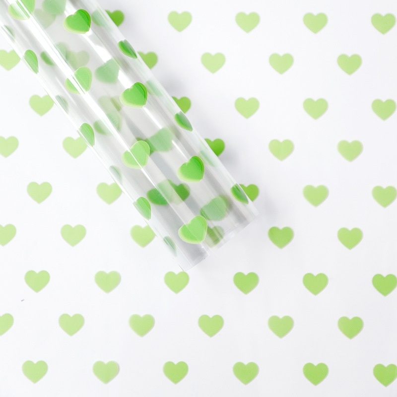 MYHC-62 Carta da regalo floreale trasparente OPP con decorazione Even Love