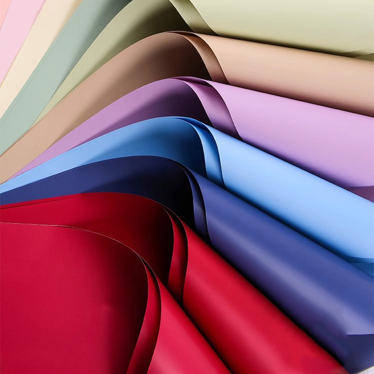 MYHC-68 Pearl Film 8 Silk 45×50 cm (±2 cm) Carta da regalo a fiori in tinta unita