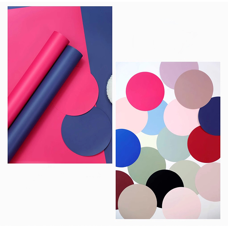 MYHC-68 Pearl Film 8 Silk 45×50 cm (±2 cm) Carta da regalo a fiori in tinta unita