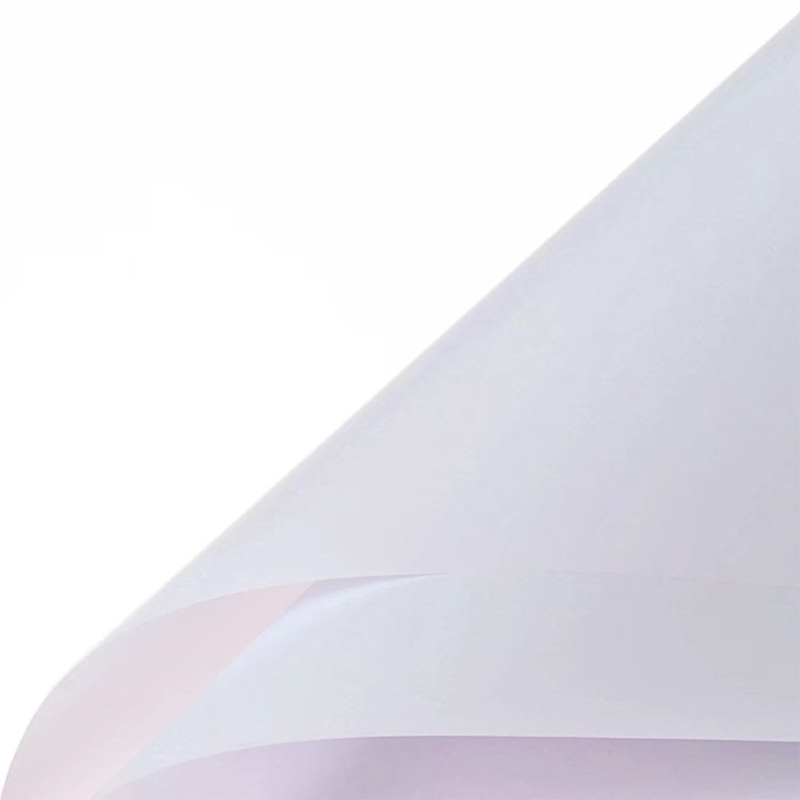 Carta da regalo per fiori traslucidi in tinta unita opaca