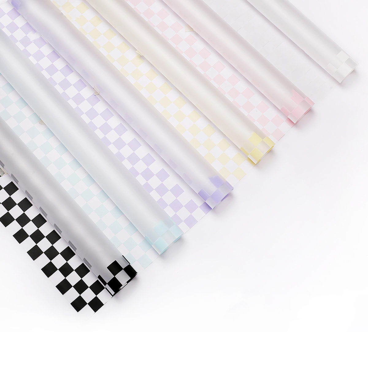 Carta da regalo per bouquet scozzese multicolore