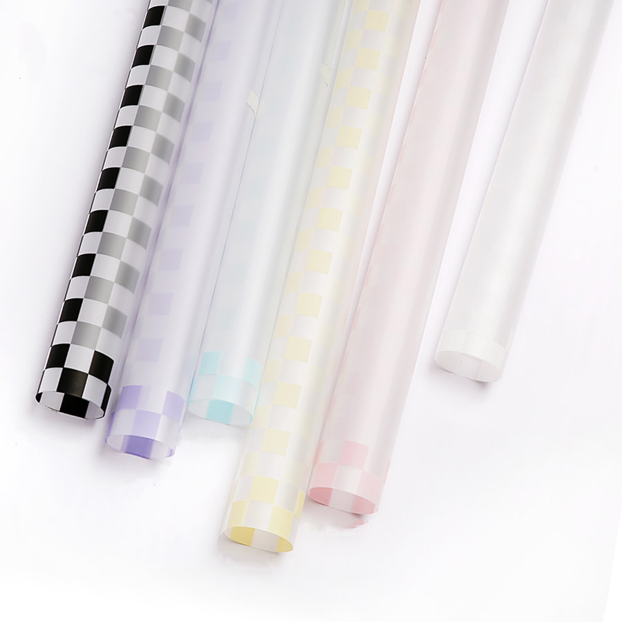 Carta da regalo per bouquet scozzese multicolore