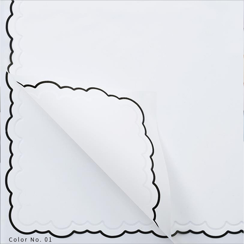 Carta da regalo per fiori in pellicola di gelatina di petali