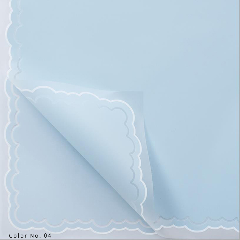 Carta da regalo per fiori in pellicola di gelatina di petali