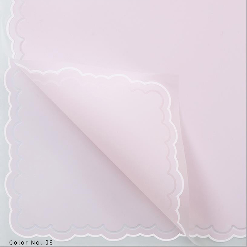 Carta da regalo per fiori in pellicola di gelatina di petali