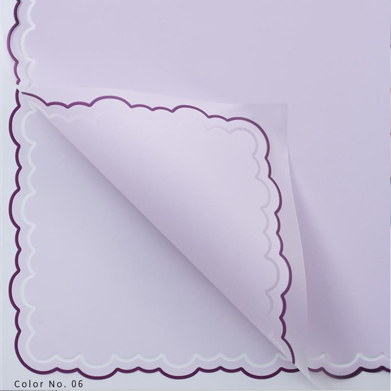 Carta da regalo per fiori in pellicola di gelatina di petali
