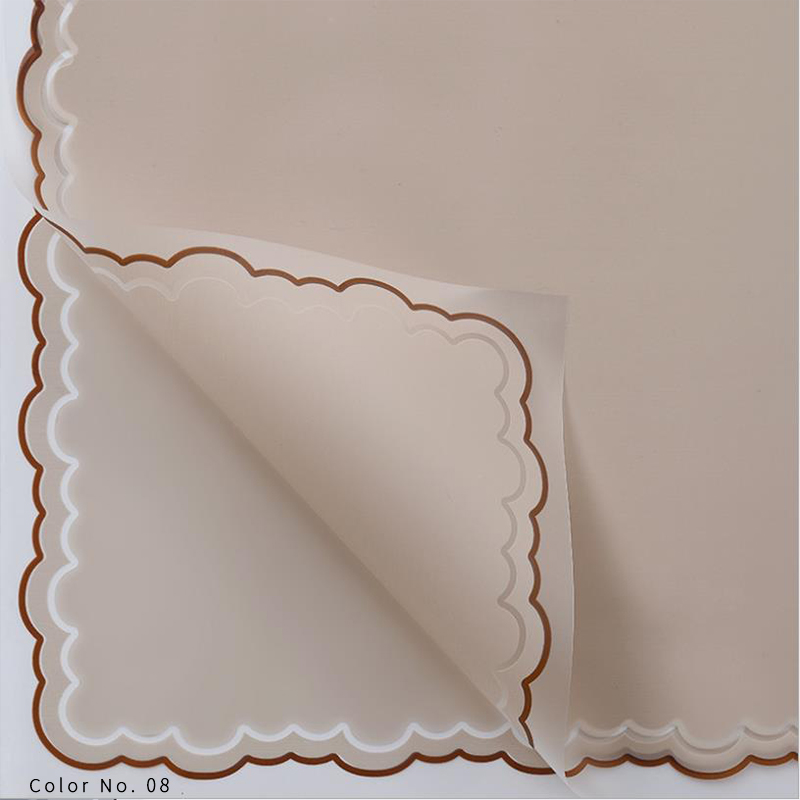Carta da regalo per fiori in pellicola di gelatina di petali