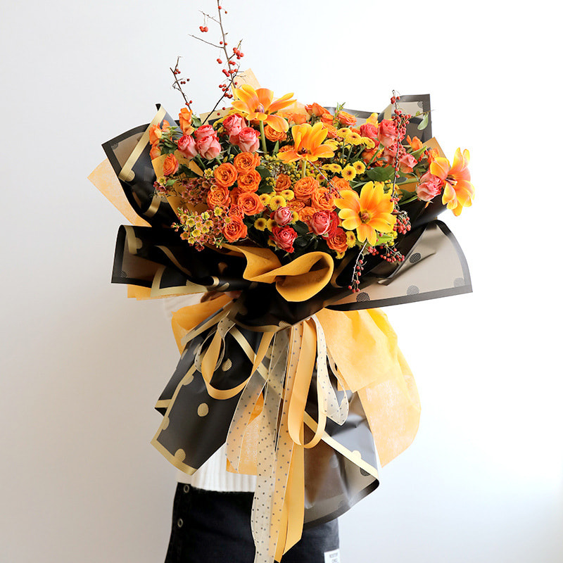 Carta da regalo con fiori fai da te opaca Hansu