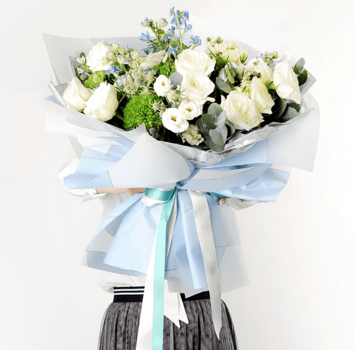Carta Nossa per bouquet di fiori impermeabile con linea magnetica