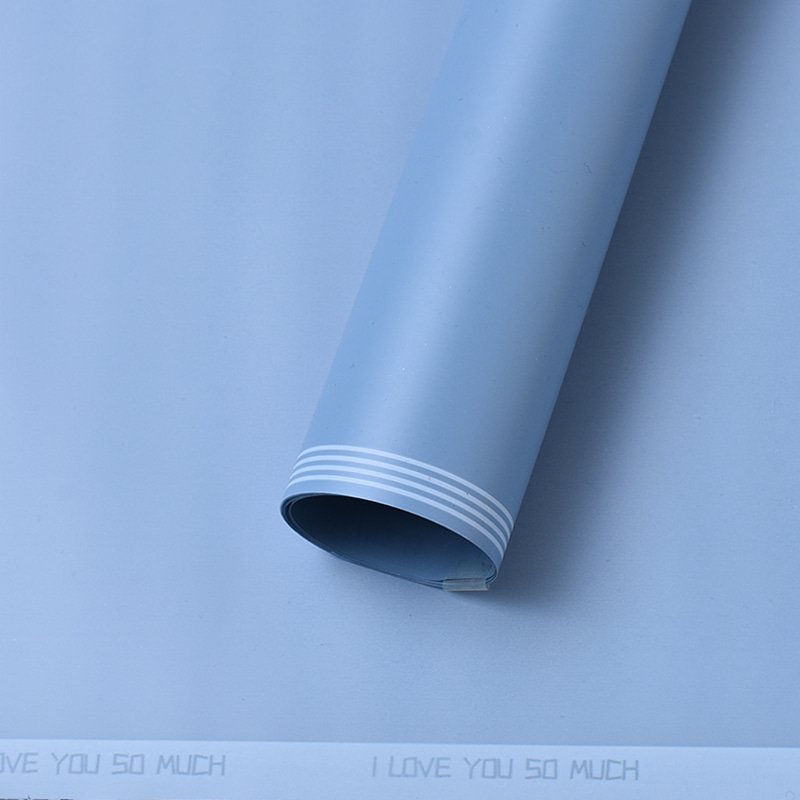 Carta da regalo per fiori laminata opaca in rilievo impermeabile in plastica