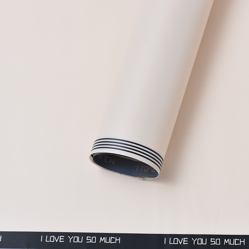 Carta da regalo per fiori laminata opaca in rilievo impermeabile in plastica