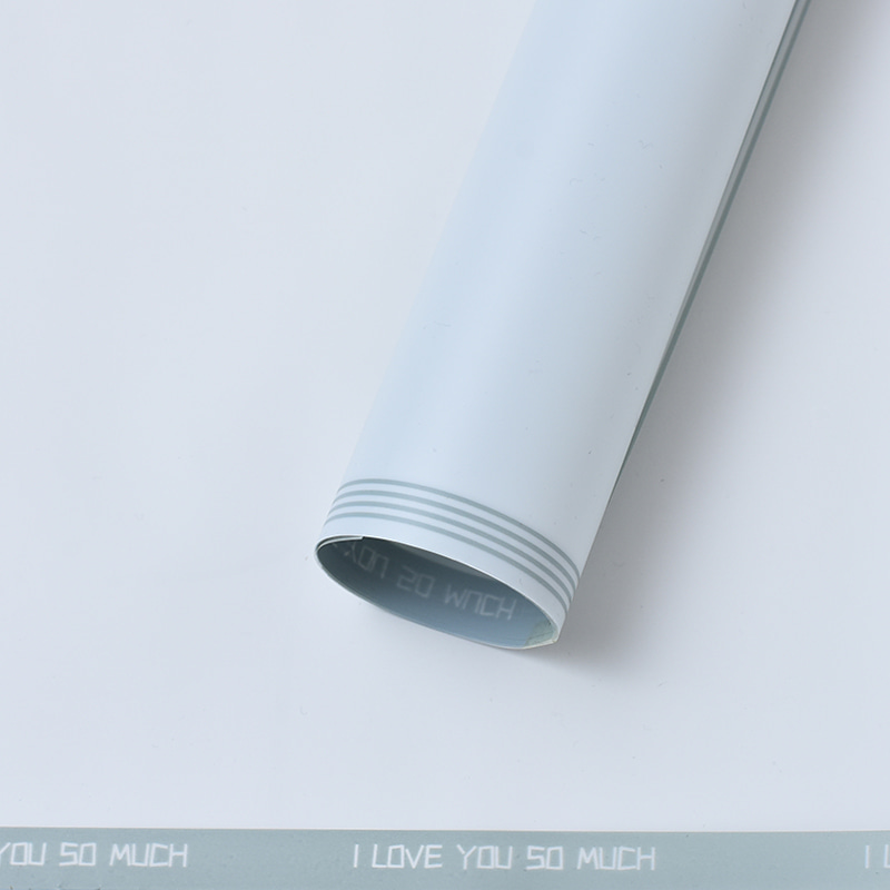 Carta da regalo per fiori laminata opaca in rilievo impermeabile in plastica