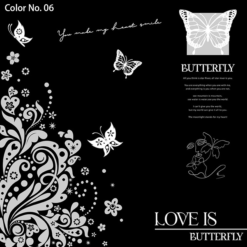 Carta Nossa per confezione di bouquet impermeabile con rivestimento su un lato e design con stampa a farfalla scavata