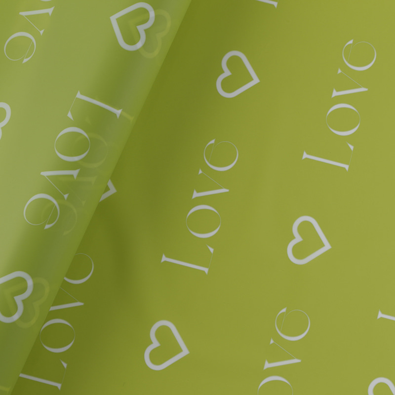 Carta Nossa da regalo con stampa di lettere d'amore con rivestimento impermeabile colorato