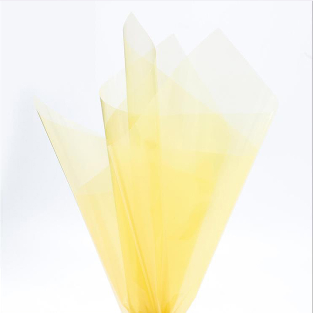 Carta da regalo per fiori in cristallo trasparente impermeabile