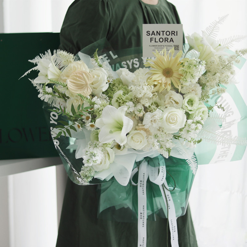 Cellophane per confezioni di fiori da 58 * 58 cm