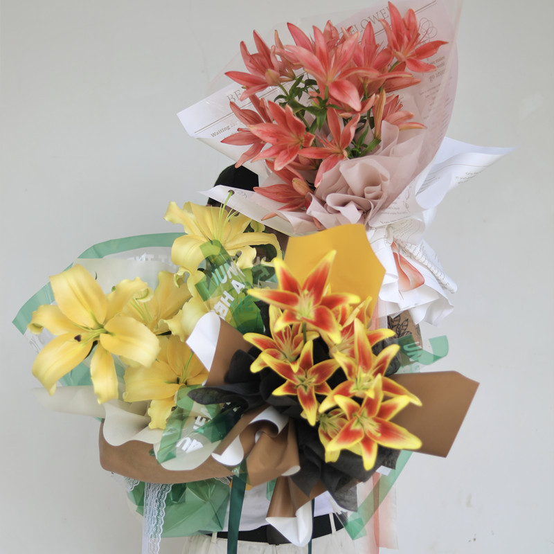 Cellophane per confezioni di fiori da 58 * 58 cm
