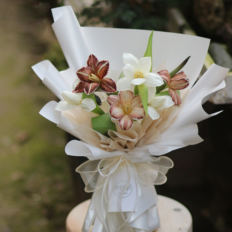 Pellicola per avvolgere fiori in plastica con spessore di 7,5 mil