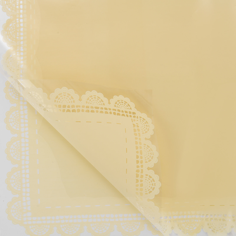 Carta avvolta in pizzo impermeabile ispessito in plastica