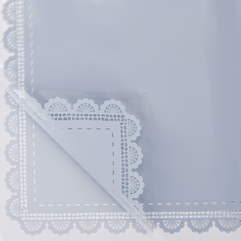 Carta avvolta in pizzo impermeabile ispessito in plastica