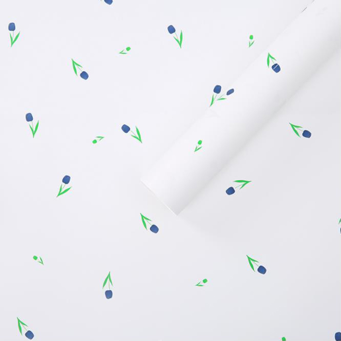 Carta da regalo spessa per bouquet con parole artistiche
