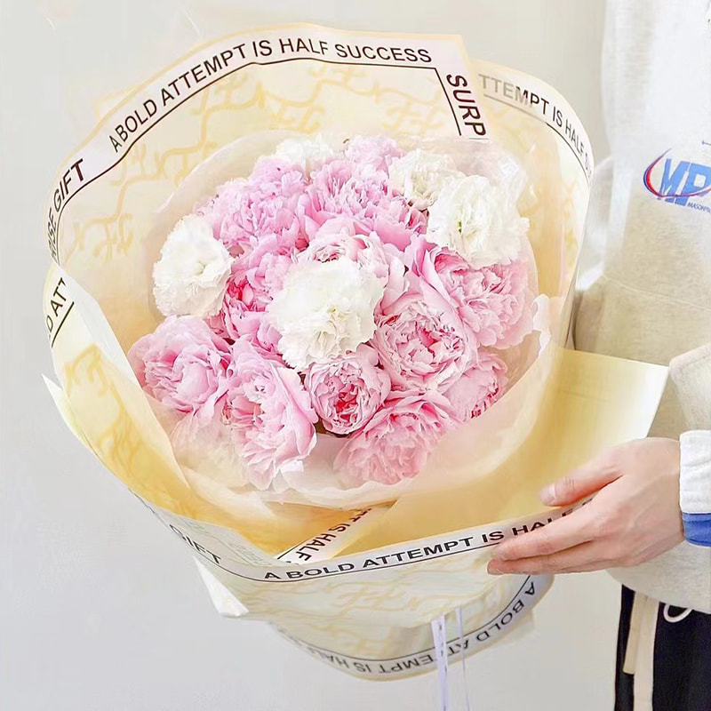 Carta da regalo per fiori di marca Hera in una varietà di colori