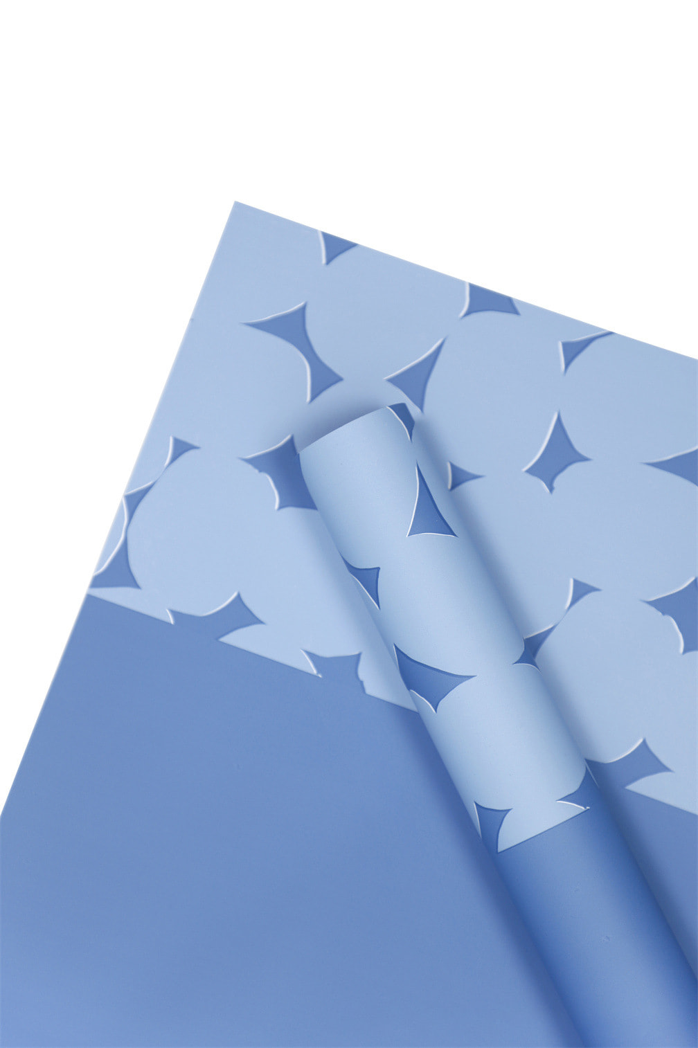 Carta da regalo con fiori a pois bicolore