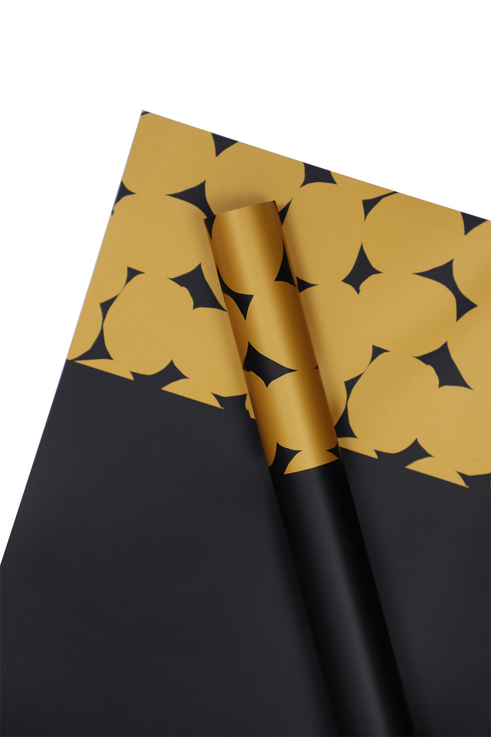 Carta da regalo con fiori a pois bicolore