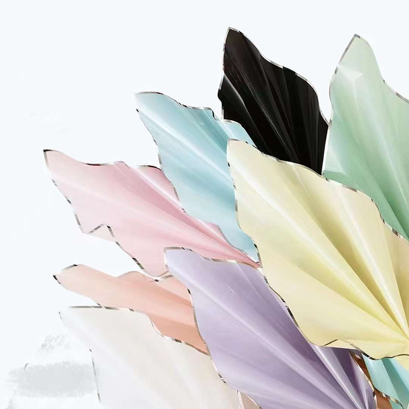 Carta da regalo per fiori con film lucido all'acqua agli ioni d'argento
