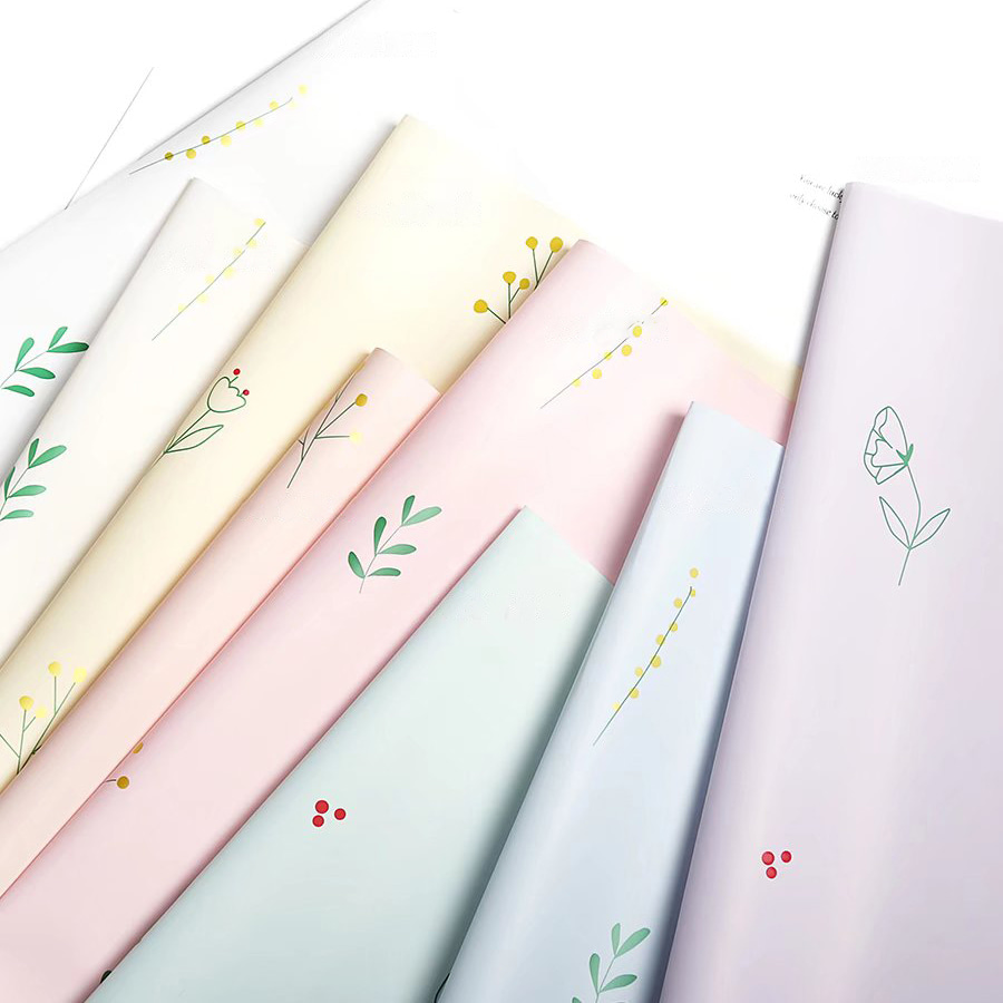 Pellicola per imballaggio di bouquet di fiori in plastica antiappannamento e resistente all'umidità