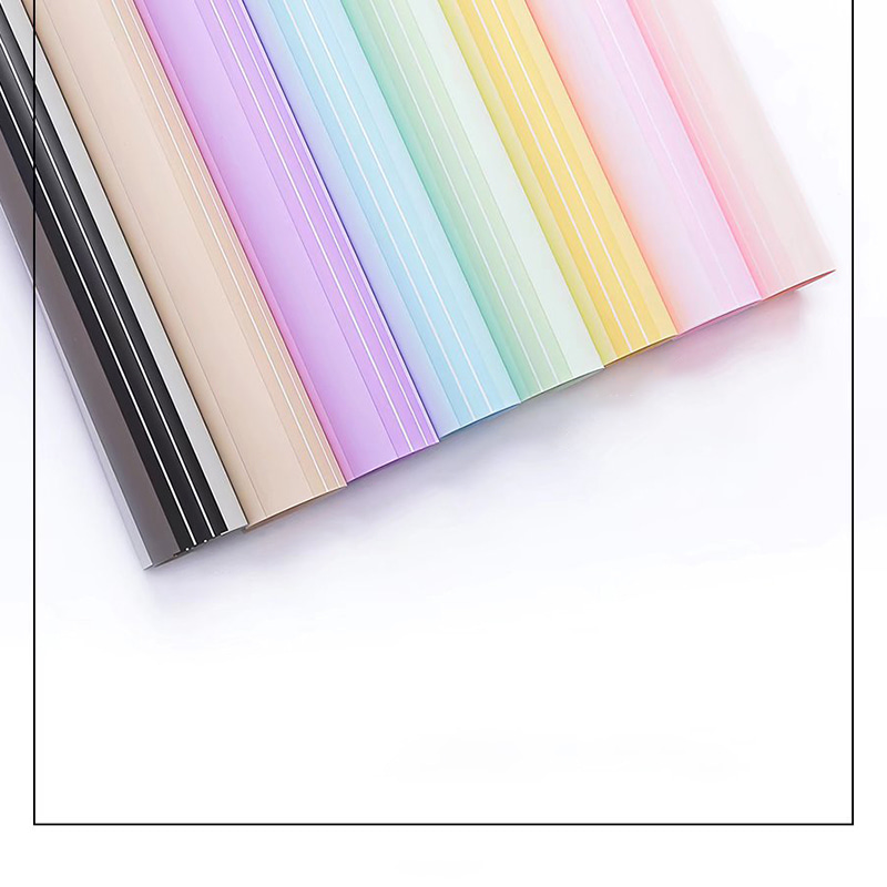 Carta da regalo impermeabile per fiori patinata fronte-retro