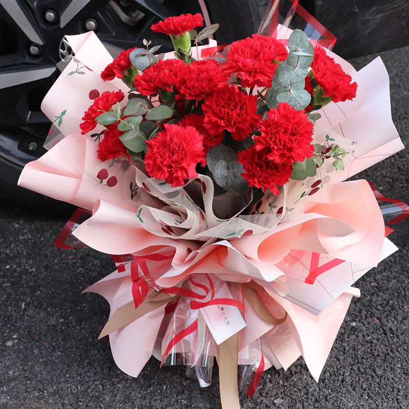 Carta da fiori in plastica opaca spessa
