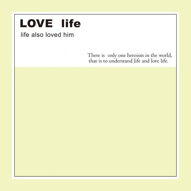 Carta da regalo con fiori con lettere lisce