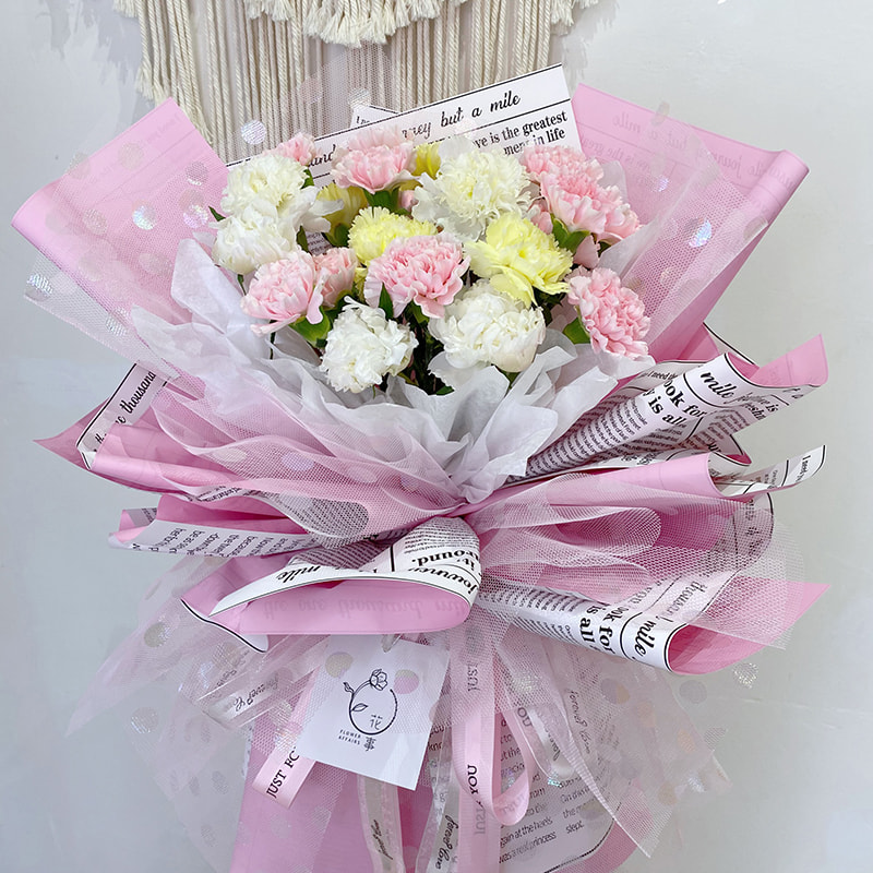 Carta da regalo per fiori di giornale inglese
