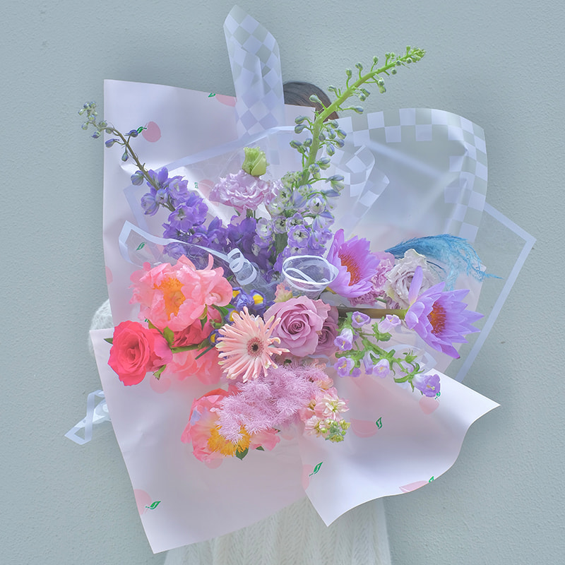 Carta da regalo per bouquet con motivo semplice di frutta