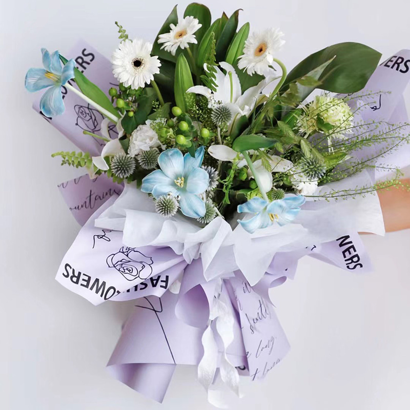 Carta da regalo Flower Love-Bouquet con motivo a rose